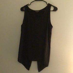 Casual black tank